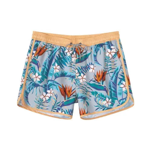 SURFCUZ Пляжные шорты Мужские Синие Желтые Paradise Bird