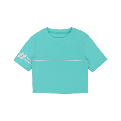 NERDY Прямой крой T-рубашка Женская Озерный зеленый