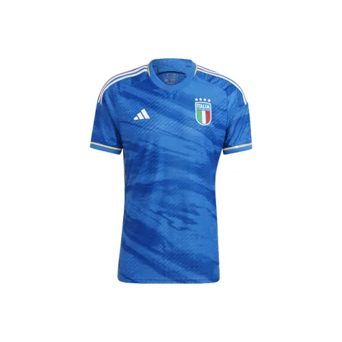 Adidas Blue Men's Football Jersey Adidas Синий Мужской Футбольный Джерси