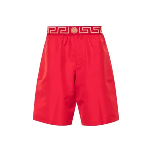 VERSACE Red Мужские Пляжные Шорты
