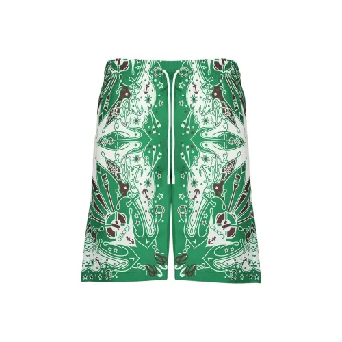 GUCCI Зеленые Мужские Пляжные Шорты