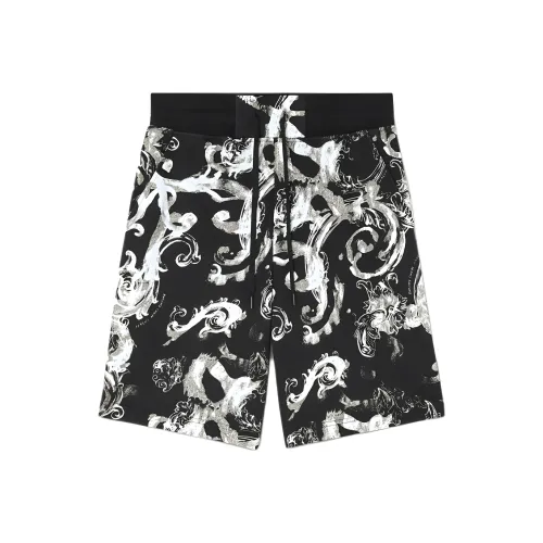VERSACE JEANS COUTURE Повседневные шорты Мужские Черные