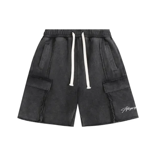 Atry Flower body LOGO series Повседневные шорты Унисекс Черный