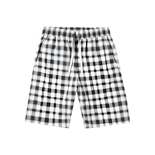 HLA JEANS Черные Клетчатые 06 Мужские Повседневные Шорты