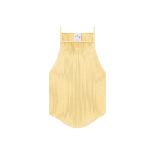 COURREGES SS24 Майка Женская Pollen Цветочный Розовый