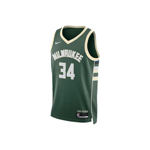 Nike Баскетбольная Джерси Унисекс Зеленая