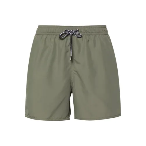 EMPORIO ARMANI Пляжные шорты Мужские Оливково-зеленые