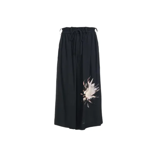 Yohji Yamamoto Черные Унисекс Повседневные Штаны