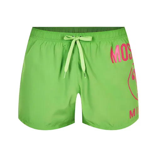 MOSCHINO Плавательные шорты Мужские Зеленые