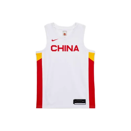 Nike Баскетбольная Джерси Мужская Белая