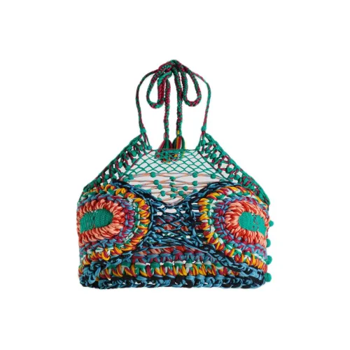 ETRO Зеленые Женские Майки