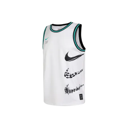 Nike SS23 Resistant High Basketball Series Баскетбольная Джерси Мужская Белая