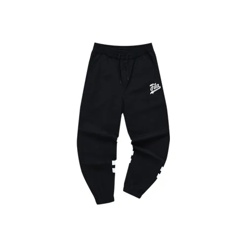 FILA FUSION Темно-черные спортивные брюки для мужчин
