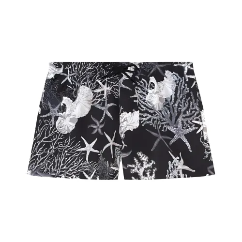 VERSACE SS24 Пляжные шорты Мужские Черные