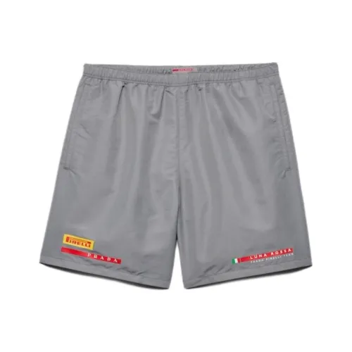 PRADA Gray Мужские Пляжные Шорты