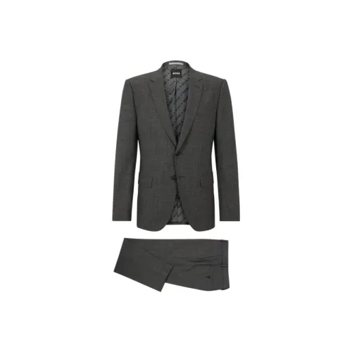 Hugo Boss FW22 Бизнес-костюм мужской черный