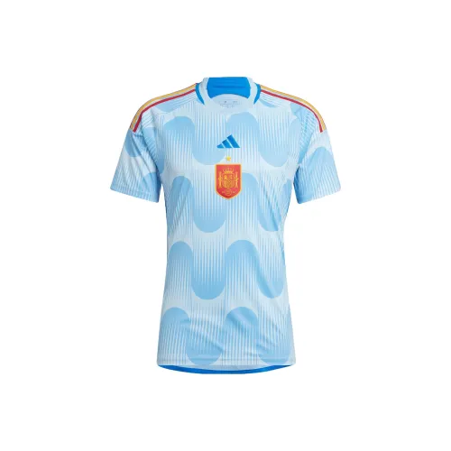 Adidas Blue Men's Football Jersey Adidas Синий Мужской Футбольный Джерси