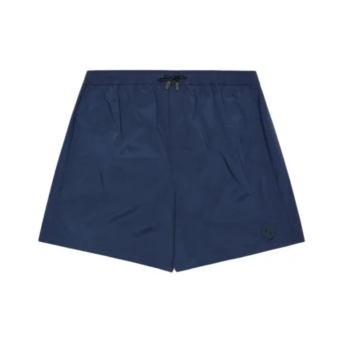 GIORGIO ARMANI Blue Men's Beach Shorts GIORGIO ARMANI Синие Мужские Пляжные Шорты