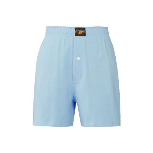 Drew House Letter Logo Series Синие Унисекс Спортивные шорты