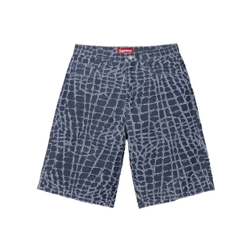 Supreme SS25 Унисекс Джинсовые Шорты