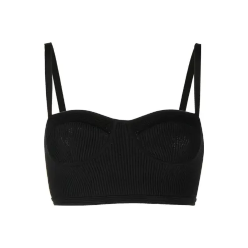 Alexander McQueen Черные Женские Майки