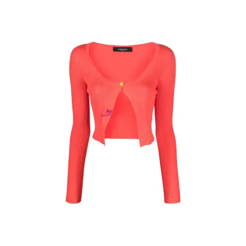 VERSACE SS22 КРОП ТОП Женский Красный