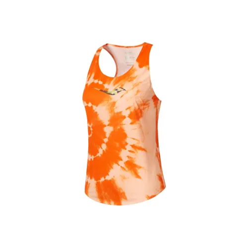 Saucony Апельсиновые Женские Майки
