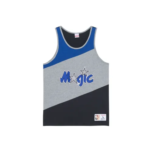 MITCHELL NESS Баскетбольная Джерси Мужская Серый Черный Многоцветный