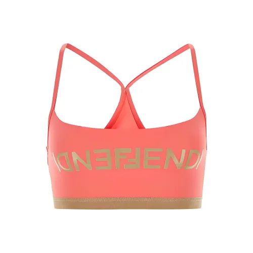 FENDI SS23 Майка Женская Оранжевая