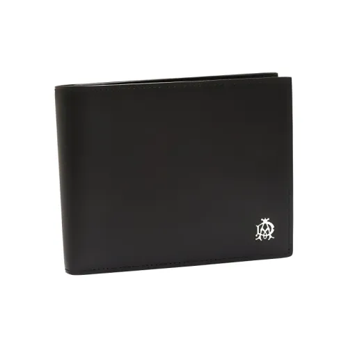 Dunhill Кошелек из телячьей кожи мужской черный