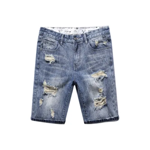 JUCY JUDY Синий Унисекс Джинсовые шорты