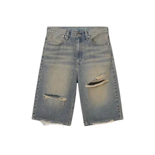 Levis Blue Men's Denim Shorts Левис Синий Мужские Джинсовые Шорты