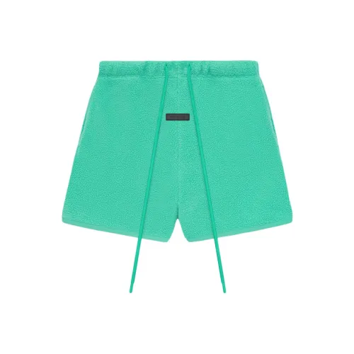 Fear of God Essentials SS24 Polar Fleece Короткие Повседневные Шорты Мужские Мятный Лист Мятный Лист