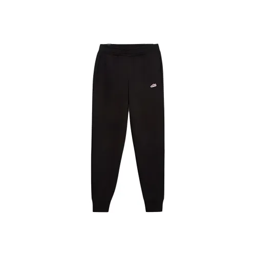 PUMA Suede Logo Повседневные брюки Мужские Черные