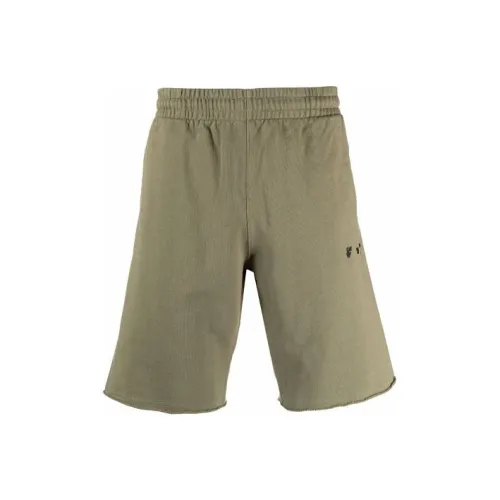OFF Белый SS21 Хаки Мужские спортивные шорты