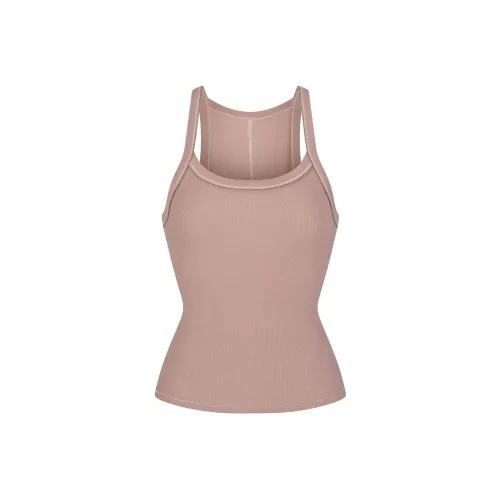 SKIMS Майка Женская Умбра Земляной тон