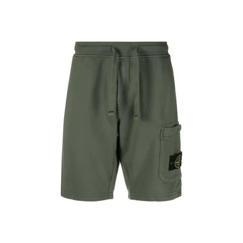 Stone Island Зеленые Мужские Повседневные Шорты