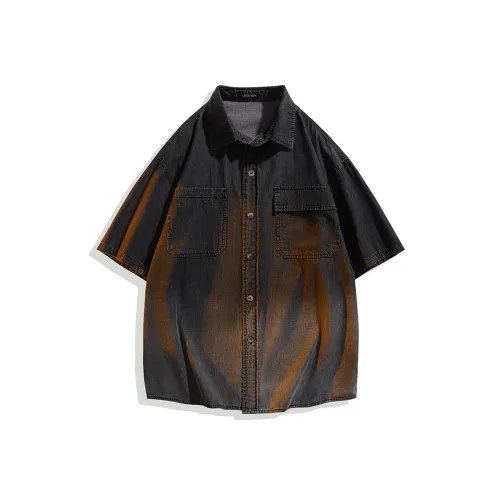 Mulinsen Черные Унисекс Рубашки