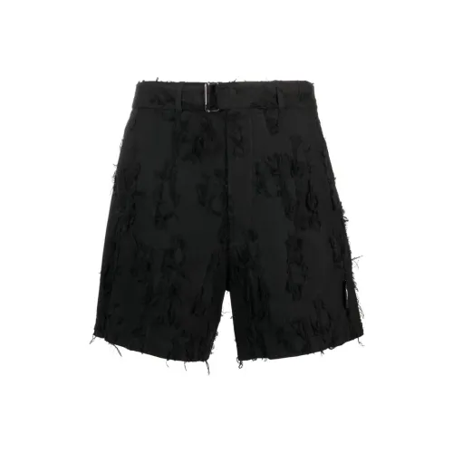 MSGM Черные Мужские Повседневные Шорты