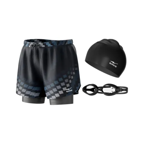 Erke Плавательные шорты Мужской комплект из трех предметов черный