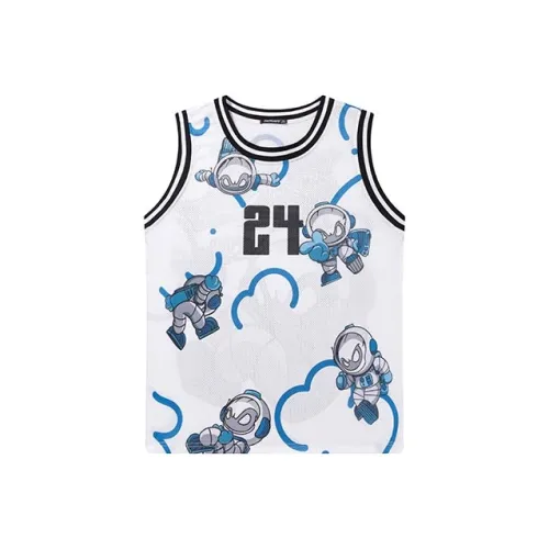 FireMonkey Белый Унисекс Баскетбольная Джерси