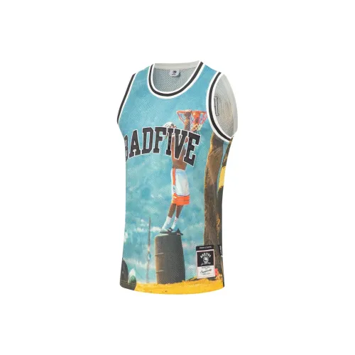 LINING Badfive Баскетбольная Джерси Мужская Синяя