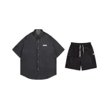 Set (верхний деним черный + нижний черный)