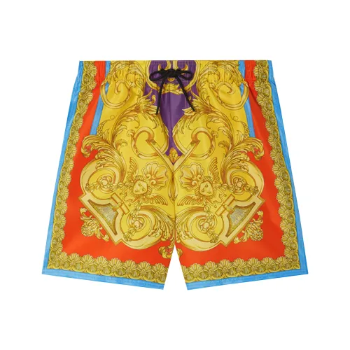 VERSACE SS23 Пляжные шорты Мужские Желтые