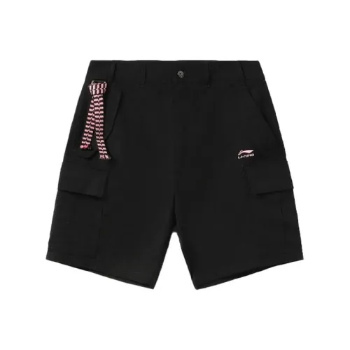 LINING Скейтборд Спортивные шорты Мужские Черные