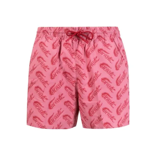 LACOSTE Повседневные шорты Мужские Розовые