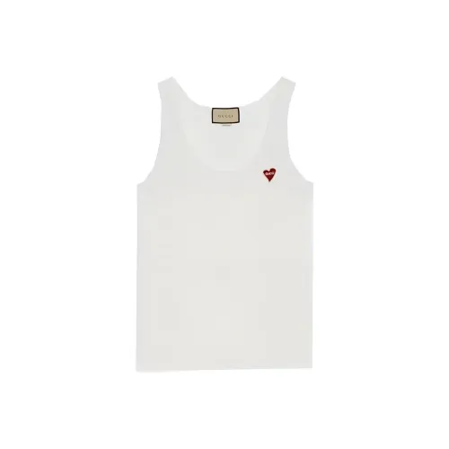 GUCCI X Harry Styles Co Брендированные Белые Женские Майки