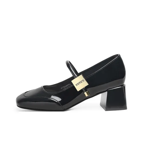 RED DRAGONFLY Грубый каблук Высокие каблуки 5,3 см Женские