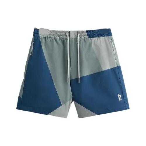 KITH Gray Blue Men's Casual Shorts KITH Серый Синий Мужские Повседневные Шорты