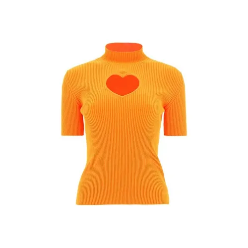 MSGM SS22 Свитер Женский Оранжевый